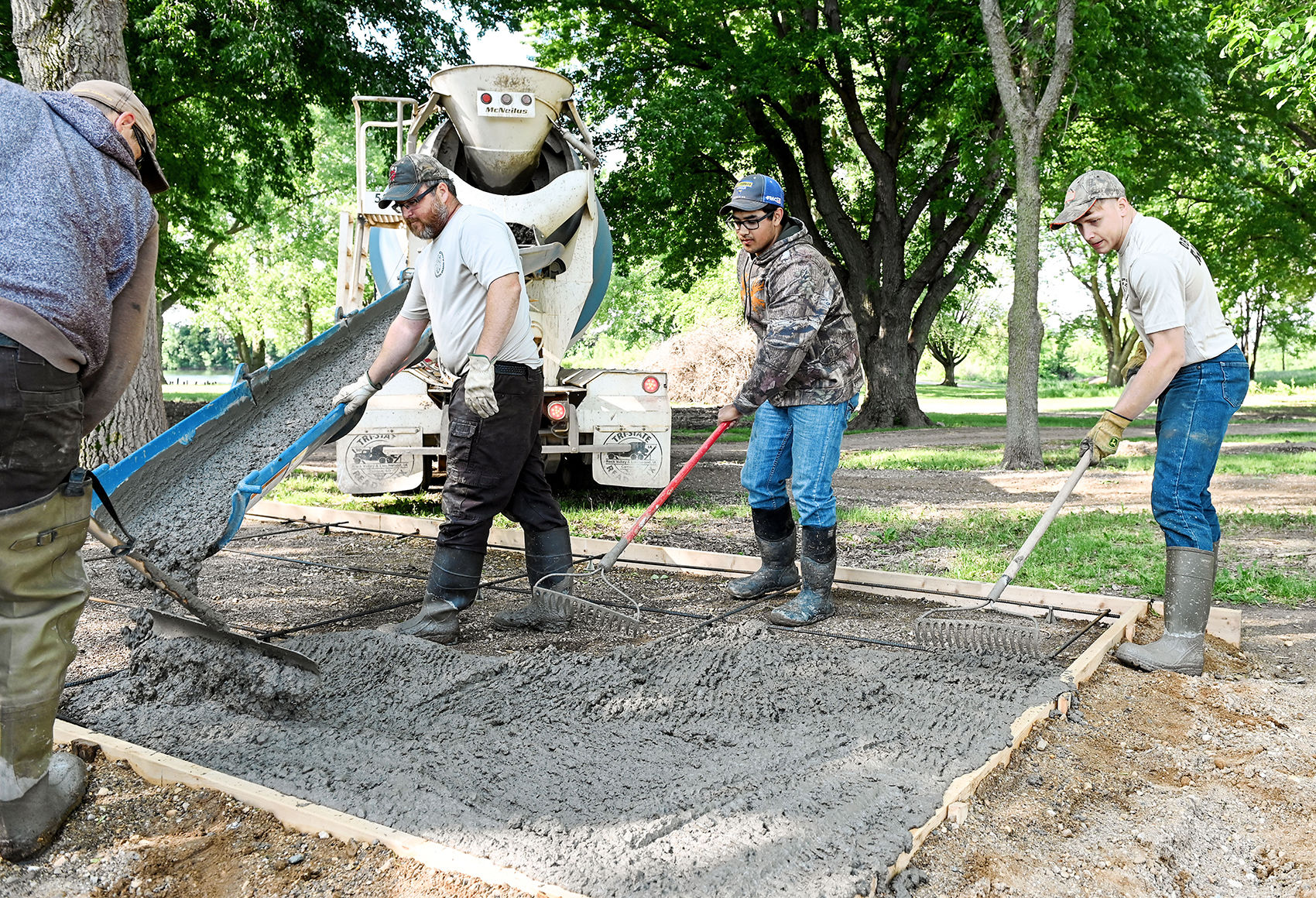 Douma Park near Sanborn being renovated